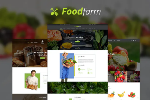 FoodFarm – Multipurpose PSD Template