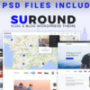 Suround – Vlog & Blog PSD Template