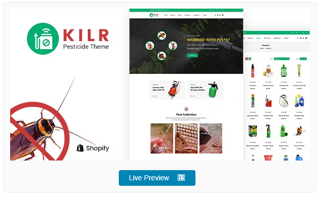 Kilr – Pest Control Shopify Theme