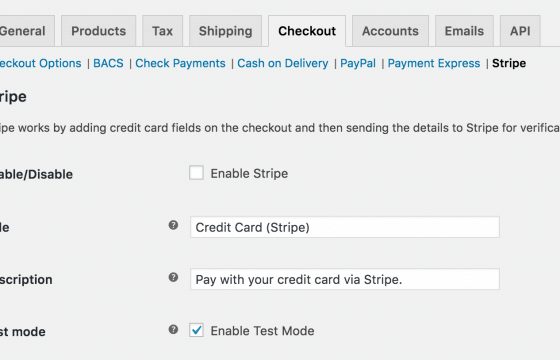 WooCommerce Stripe Payment Gateway