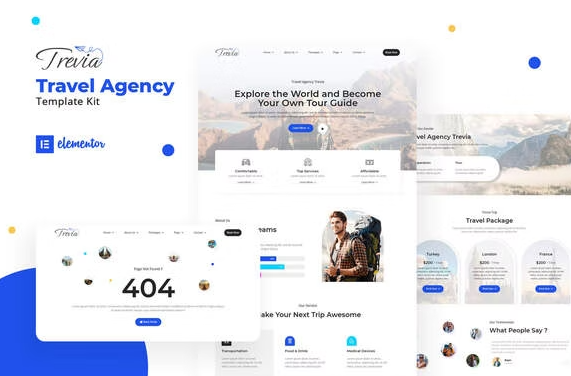 Trevia – Travel Agency Elementor Template Kit