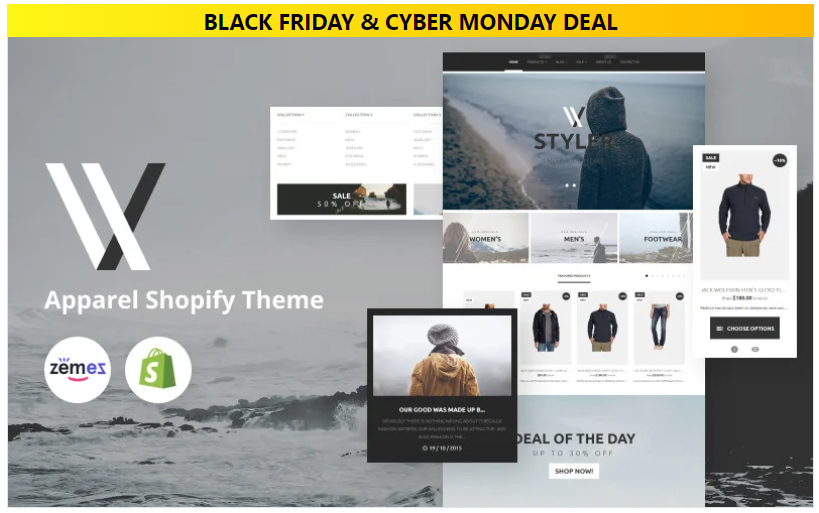 Apparel Responsive Clean Design Shopify Theme