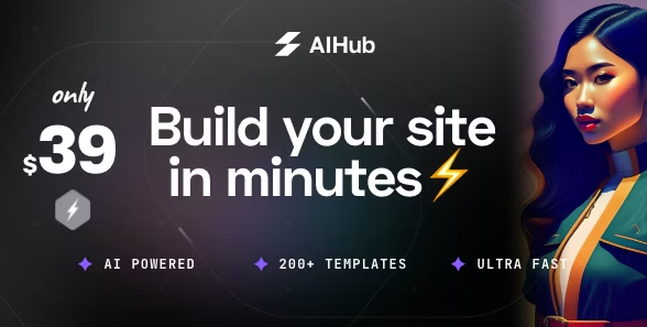 AIHub – AI Powered Startup & Technology WordPress Theme 1.3.7