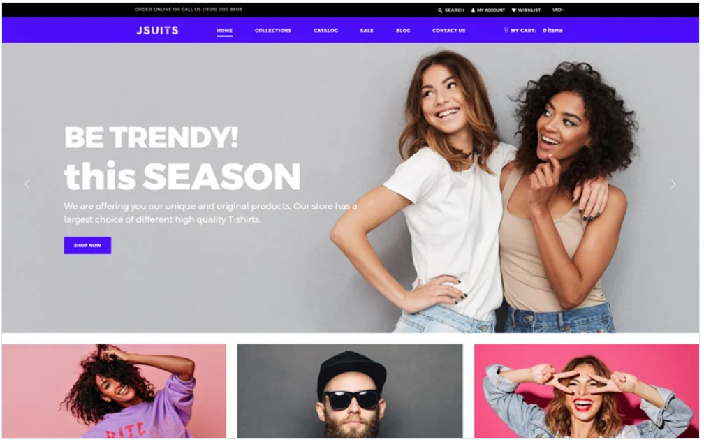Jsuits – Clothing Multicurrency Fancy Shopify Theme