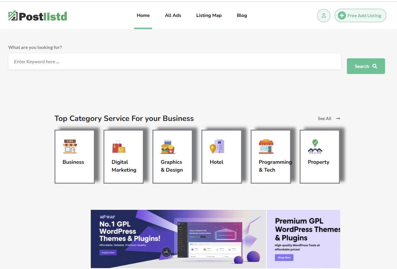 Website for sell