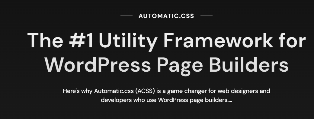 Automatic.css