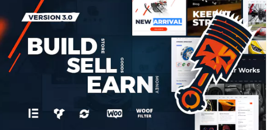 Equipments and Accessories WooCommerce Store