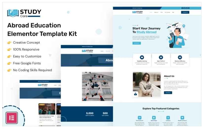 education consultancy website,Studycare WordPress theme, create education website with Elementor, Elementor education theme, professional education website design, education consultant WordPress theme, build education site WordPress, Studycare Elementor tutorial, responsive education consultancy theme, best WordPress theme for education services