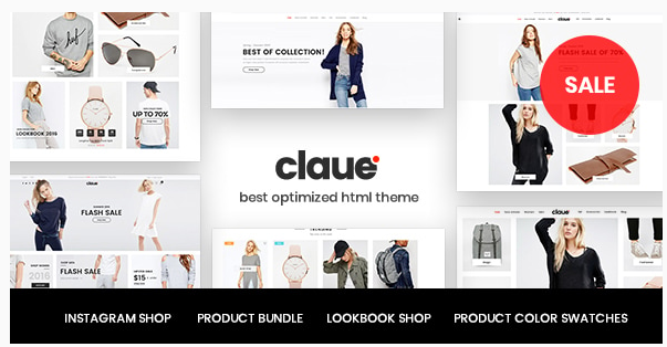 Claue – Clean, Minimal HTML5 Template