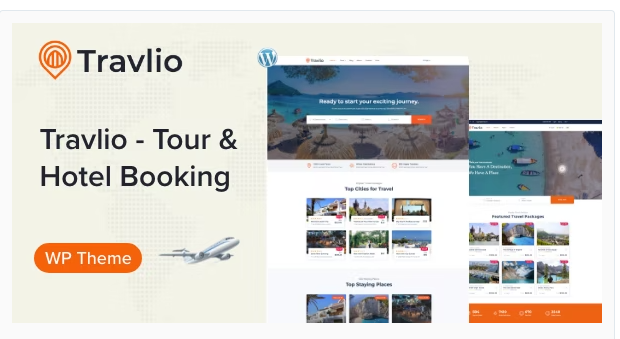 Travlio – Travel Booking WordPress Theme