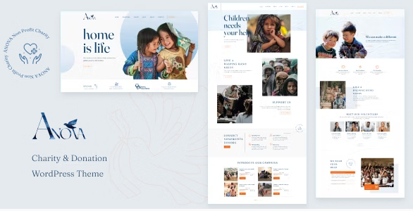 Anova – Charity & Donation WordPress Theme