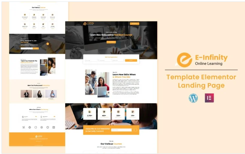 Online Education Elementor Template(m)