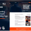Eventry – Conference Meetup Landing Page WordPress Theme