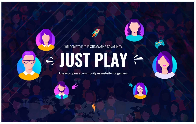 PLAY – Gaming Community WordPress Theme