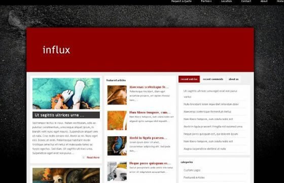 Elegant Themes Influx WordPress Theme