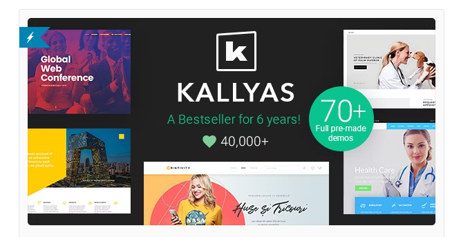 KALLYAS 4.19.5 Activated – Responsive Multi-Purpose WordPress Theme