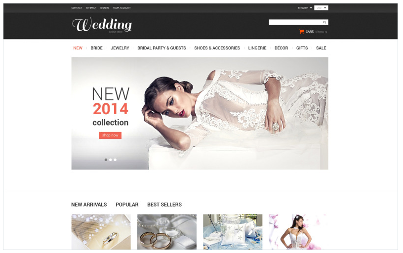 Dream Wedding PrestaShop Theme