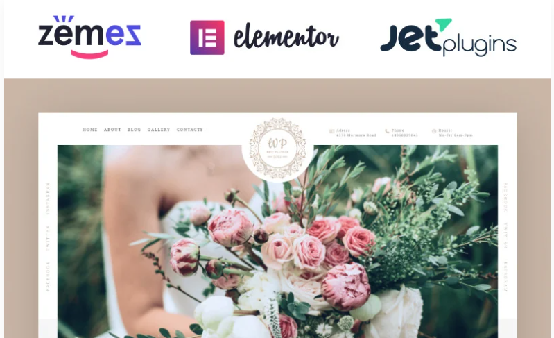 Belle Fleur – Wedding Landing Elementor WordPress Theme