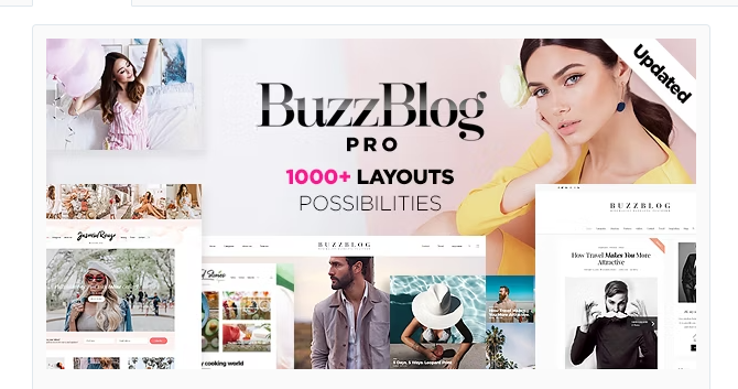 Buzz – Lifestyle Blog & Magazine WordPress Theme