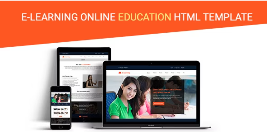 E-LEARNING Online Education HTML Template