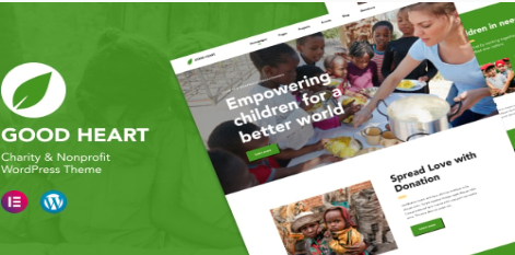 GoodHeart – Charity & Nonprofit WordPress Theme