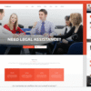 Lawyer Web Template – PSD