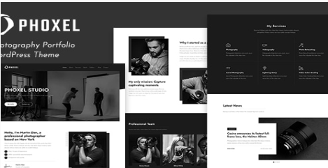 Phoxel – Photography Portfolio WordPress Theme