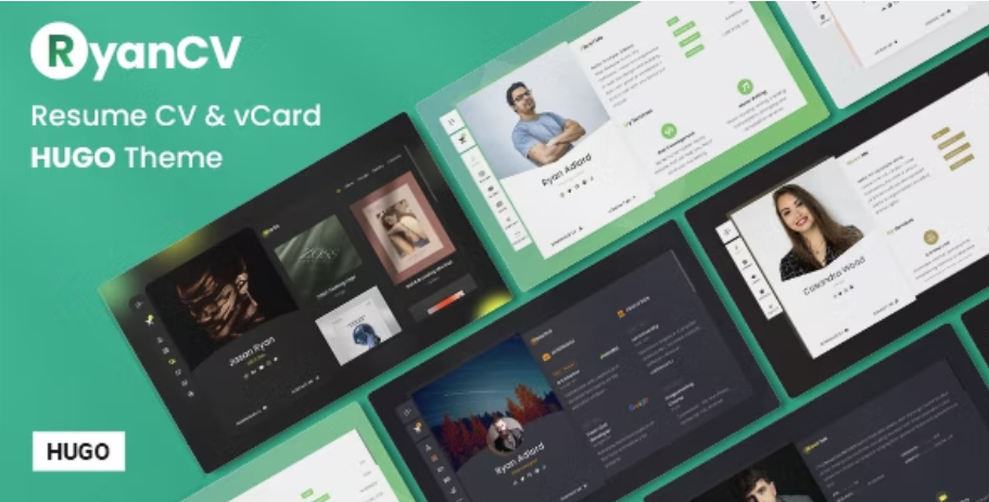 RyanCV – Personal Portfolio Resume Hugo Theme