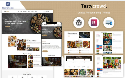 Tastycrowd – Cafe & Restaurant WordPress Elementor