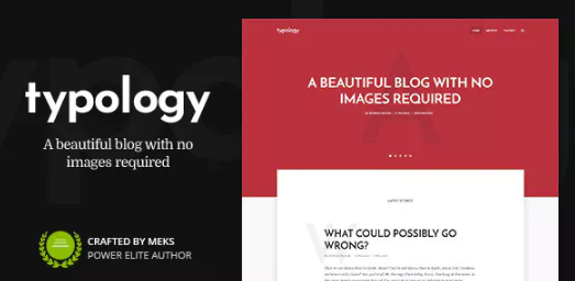 Text Based Minimal WordPress Blog Theme