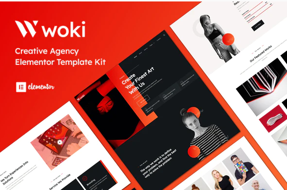 Woki – Creative Agency Elementor Template Kit
