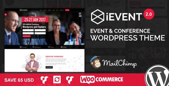 iEvent – Event & Conference WordPress Theme