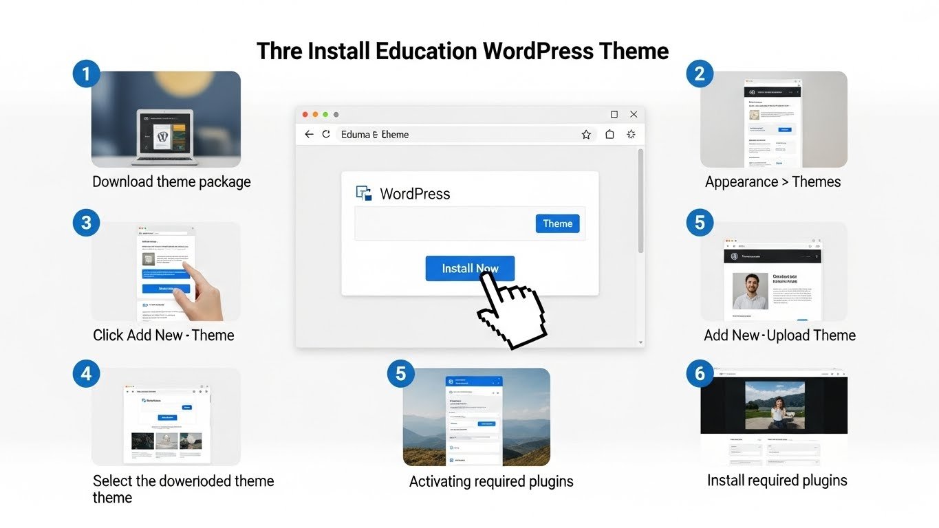 How to install Eduma Education WordPress Theme