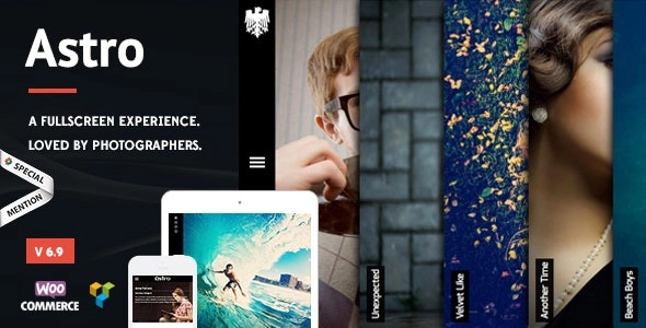 Astro – Photography WordPress Theme