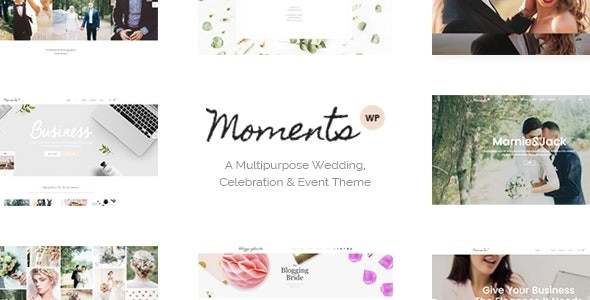Moments – Wedding & Event WordPress Theme