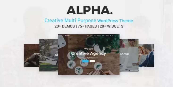 Alpha Dot – Multi Purpose WordPress Theme