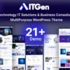 ITGen – Technology IT Solutions & Business Consultant WordPress Theme