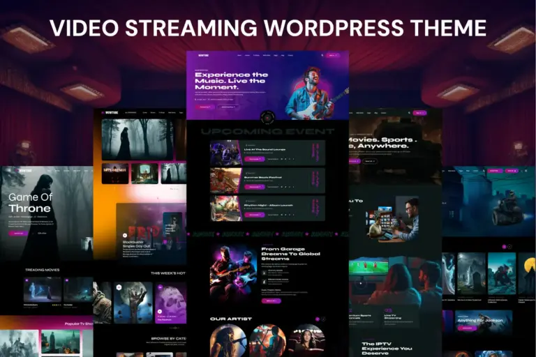 OTT Platform & Video Streaming WordPress Theme